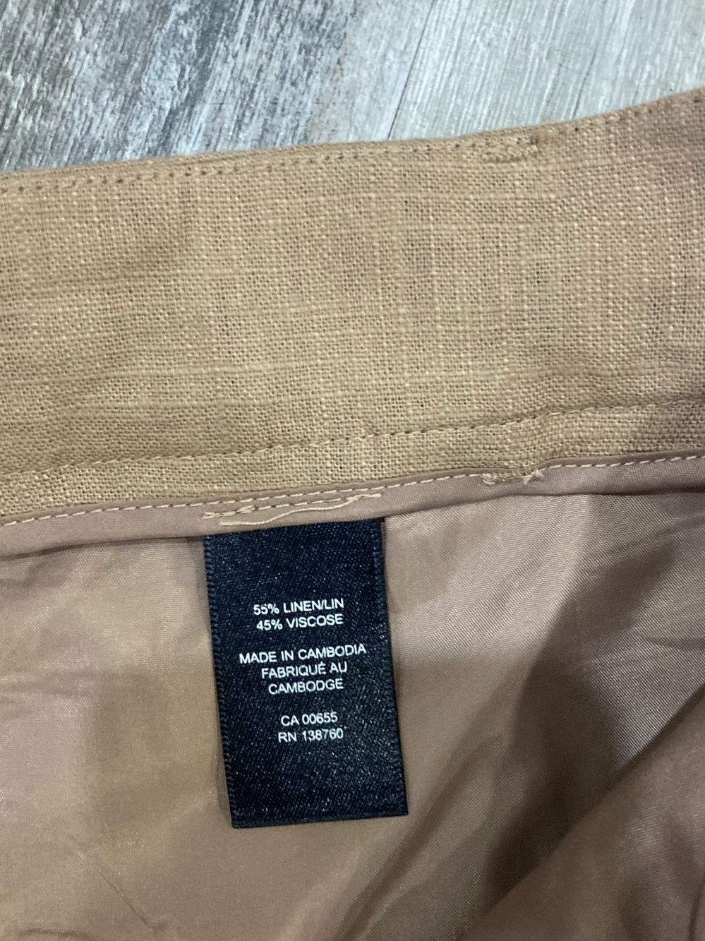 RW & Co 55% Linen pants. New with tags - Picture 4 of 7